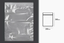 Σακουλάκια με κλείσιμο zip 280x380 mm διαφανή πλαστικά - 100 τμχ