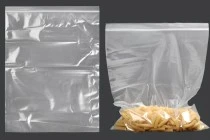 Σακουλάκια με κλείσιμο zip 280x380 mm διαφανή πλαστικά - 100 τμχ