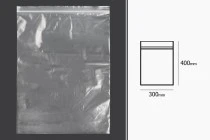 Σακουλάκια με κλείσιμο zip 300x400 mm διαφανή πλαστικά - 100 τμχ