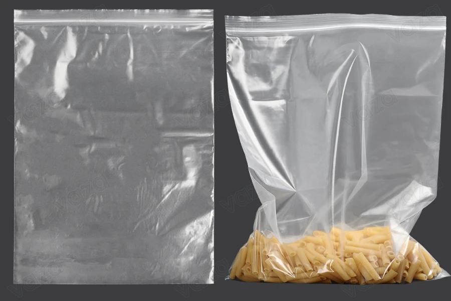 Σακουλάκια με κλείσιμο zip 300x400 mm διαφανή πλαστικά - 100 τμχ-εικόνα_σύνθεση