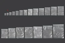 Σακουλάκια με κλείσιμο zip 50x70 mm διαφανή πλαστικά - 500 τμχ