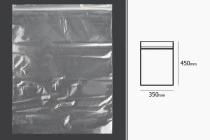 Σακουλάκια με κλείσιμο zip 350x450 mm διαφανή πλαστικά - 100 τμχ