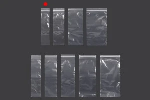 Σακουλάκια με κλείσιμο zip 60x250 mm διαφανή πλαστικά - 100 τμχ-5
