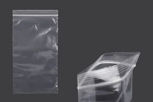 Bags with zip closure 140x250 mm transparent plastic - 100 pcs-1