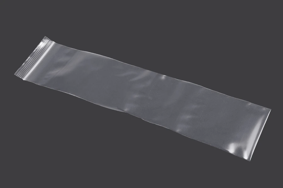 Bustine di plastica con chiusura a zip  70x300 mm trasparenti – 100 pz