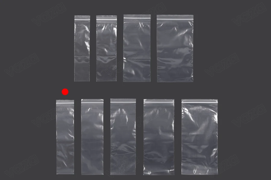 Σακουλάκια με κλείσιμο zip 70x300 mm διαφανή πλαστικά - 100 τμχ-εικόνα_σύνθεση