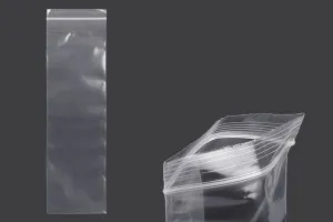 Σακουλάκια με κλείσιμο zip 90x300 mm διαφανή πλαστικά - 100 τμχ-1