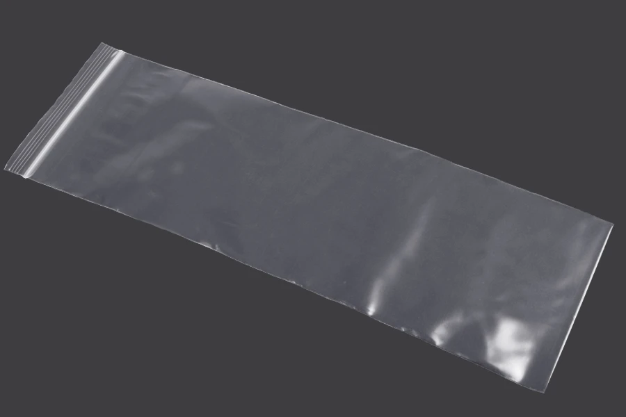 Bustine di plastica con chiusura a zip  100x300 mm trasparenti – 100 pz