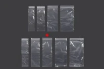 Bustine di plastica con chiusura a zip  100x300 mm trasparenti – 100 pz