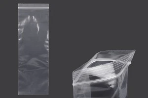 Σακουλάκια με κλείσιμο zip 100x300 mm διαφανή πλαστικά - 100 τμχ-1
