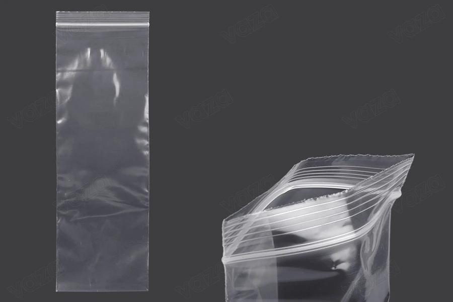 Σακουλάκια με κλείσιμο zip 100x300 mm διαφανή πλαστικά - 100 τμχ Σακουλάκια με κλείσιμο zip 100x300 mm διαφανή πλαστικά - 100 τμχ-εικόνα_προϊοντική