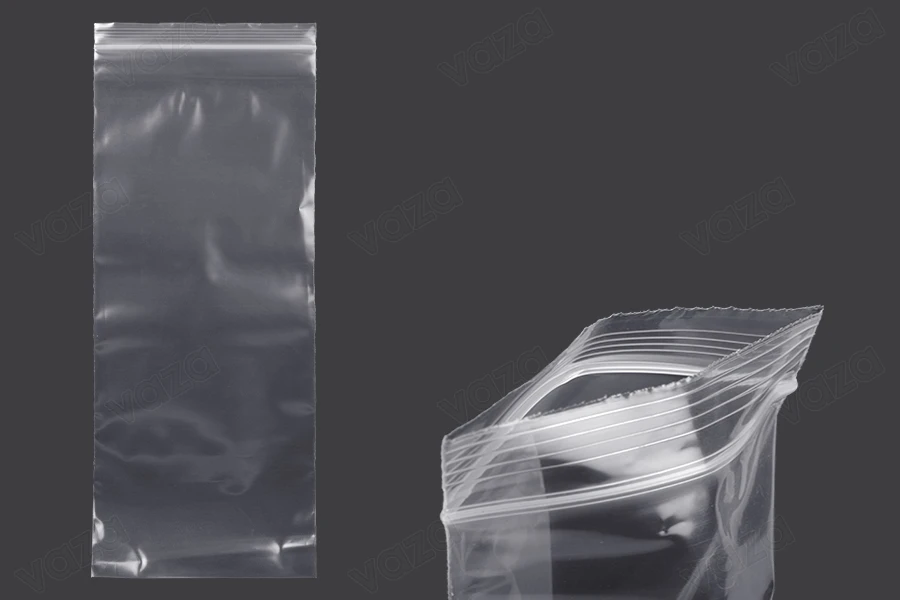 Σακουλάκια με κλείσιμο zip 120x300 mm διαφανή πλαστικά - 100 τμχ Σακουλάκια με κλείσιμο zip 120x300 mm διαφανή πλαστικά - 100 τμχ-εικόνα_προϊοντική