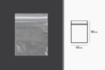 Σακουλάκια με κλείσιμο zip 60x80 mm διαφανή πλαστικά - 500 τμχ Σακουλάκια με κλείσιμο zip 60x80 mm διαφανή πλαστικά - 500 τμχ