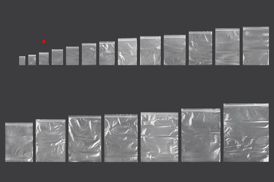 Σακουλάκια με κλείσιμο zip 60x80 mm διαφανή πλαστικά - 500 τμχ Σακουλάκια με κλείσιμο zip 60x80 mm διαφανή πλαστικά - 500 τμχ