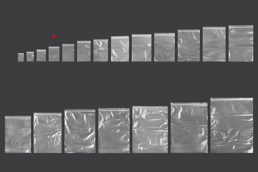 Σακουλάκια με κλείσιμο zip 70x100 mm διαφανή πλαστικά - 500 τμχ Σακουλάκια με κλείσιμο zip 70x100 mm διαφανή πλαστικά - 500 τμχ