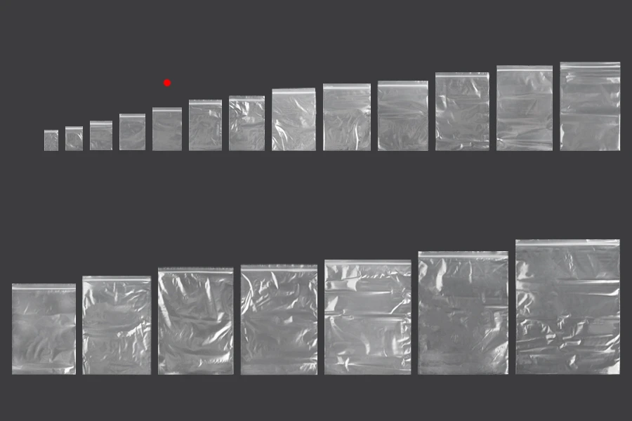 Σακουλάκια με κλείσιμο zip 80x120 mm διαφανή πλαστικά - 500 τμχ Σακουλάκια με κλείσιμο zip 80x120 mm διαφανή πλαστικά - 500 τμχ