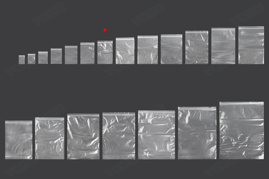 Σακουλάκια με κλείσιμο zip 100x150 mm διαφανή πλαστικά - 100 τμχ-εικόνα_σύνθεση