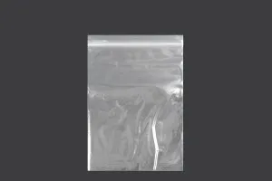 Transparent zip lock plastic bags in size 130x190 mm - 100 pcs-1