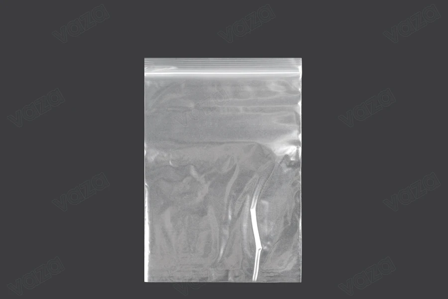 Σακουλάκια με κλείσιμο zip 130x190 mm διαφανή πλαστικά - 100 τμχ-εικόνα_προϊοντική