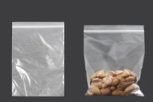 Transparent zip lock plastic bags in size 130x190 mm - 100 pcs-6