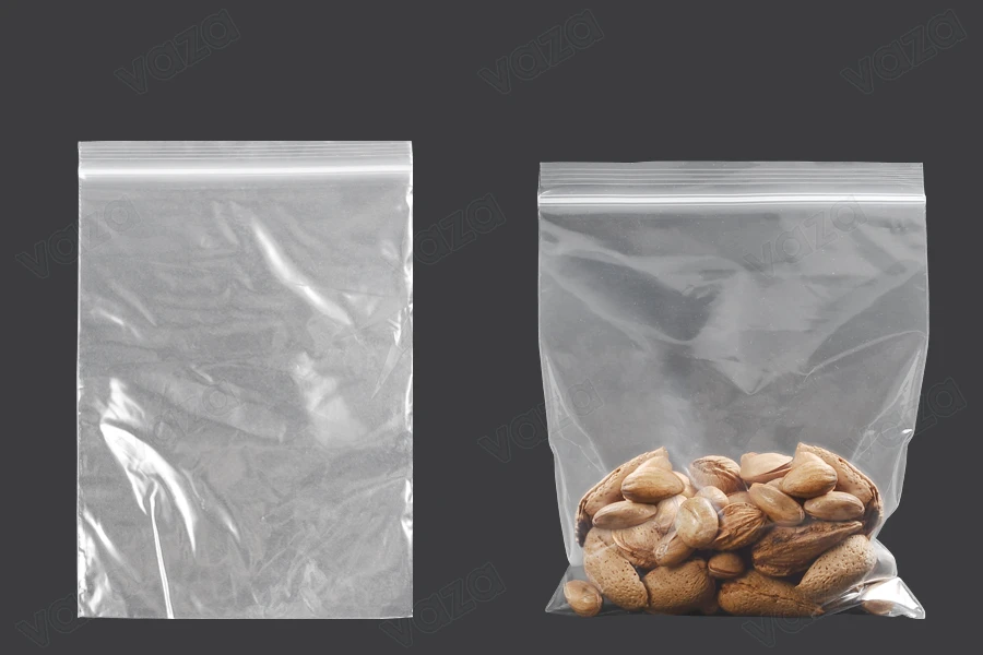 Σακουλάκια με κλείσιμο zip 130x190 mm διαφανή πλαστικά - 100 τμχ-εικόνα_σύνθεση