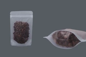 Sachets transparents de type Doypack avec fermeture zip et possibilité de fermeture par thermoscellage 110 x 30 x 170 mm - 50 pcs-1