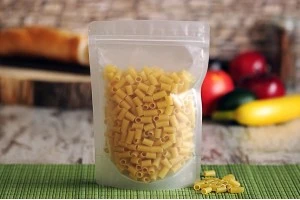 Sachets transparents de type Doypack avec fermeture zip et possibilité de fermeture par thermoscellage 150 x 40 x 220 mm - 50 pcs-6
