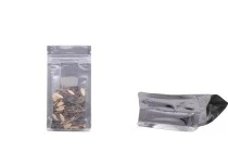 Σακουλάκια αλουμινίου τύπου Doy Pack, διάφανα με κλείσιμο "zip" και δυνατότητα σφράγισης με θερμοκόλληση 100x60x200 mm - 50 τμχ Σακουλάκια αλουμινίου τύπου Doy Pack, διάφανα με κλείσιμο "zip" και δυνατότητα σφράγισης με θερμοκόλληση 100x60x200 mm - 50 τμχ