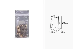 Standbodenbeutel aus Aluminium mit Druckverschluss, verschließbar -100x 60x200, 50 Stücke-3