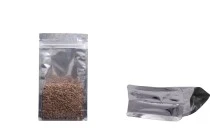 Σακουλάκια αλουμινίου τύπου Doy Pack, διάφανα με κλείσιμο "zip" και δυνατότητα σφράγισης με θερμοκόλληση 120x60x220 mm - 50 τμχ Σακουλάκια αλουμινίου τύπου Doy Pack, διάφανα με κλείσιμο "zip" και δυνατότητα σφράγισης με θερμοκόλληση 120x60x220 mm - 50 τμχ