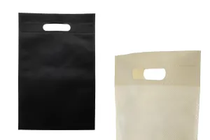 Τσάντες οικολογικές, non woven ανακυκλώσιμες με χειρολαβή 220x320 mm - 50 τμχ-1