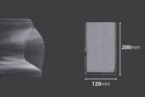 Σακούλες vacuum (κενού αέρος) 120x200 mm για συντήρηση - συσκευασία τροφίμων και άλλων προϊόντων - 100 τμχ