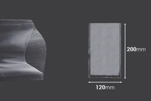 Vakuumbeutel für Lebensmittel 120x200 mm - 100 Stücke-2