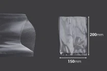 Σακούλες vacuum (κενού αέρος) 150x200 mm για συντήρηση - συσκευασία τροφίμων και άλλων προϊόντων - 100 τμχ