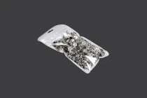 Beutel non woven 83x130 mm mit Druckveschluss und Euroloch -50 Stücke