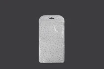 Σακουλάκια με κλείσιμο zip 110x210 mm, non woven πίσω όψη, διάφανο μπροστά και τρύπα eurohole - 50 τμχ