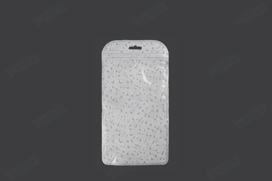Σακουλάκια με κλείσιμο zip 110x210 mm, non woven πίσω όψη, διάφανο μπροστά και τρύπα eurohole - 50 τμχ-εικόνα_προϊοντική