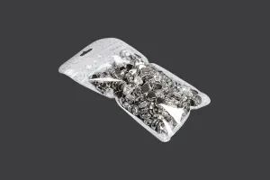 Zip lock bags with Eurohole, non-woven back side and transparent front side in size 110x210 mm - 50 pcs-3