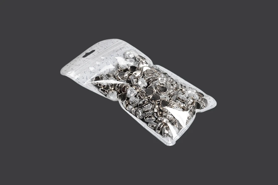 Σακουλάκια με κλείσιμο zip 110x210 mm, non woven πίσω όψη, διάφανο μπροστά και τρύπα eurohole - 50 τμχ