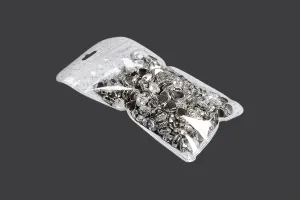 Zip lock bags with Eurohole, non-woven back side and transparent front side in size 120x220  mm - 50 pcs-3