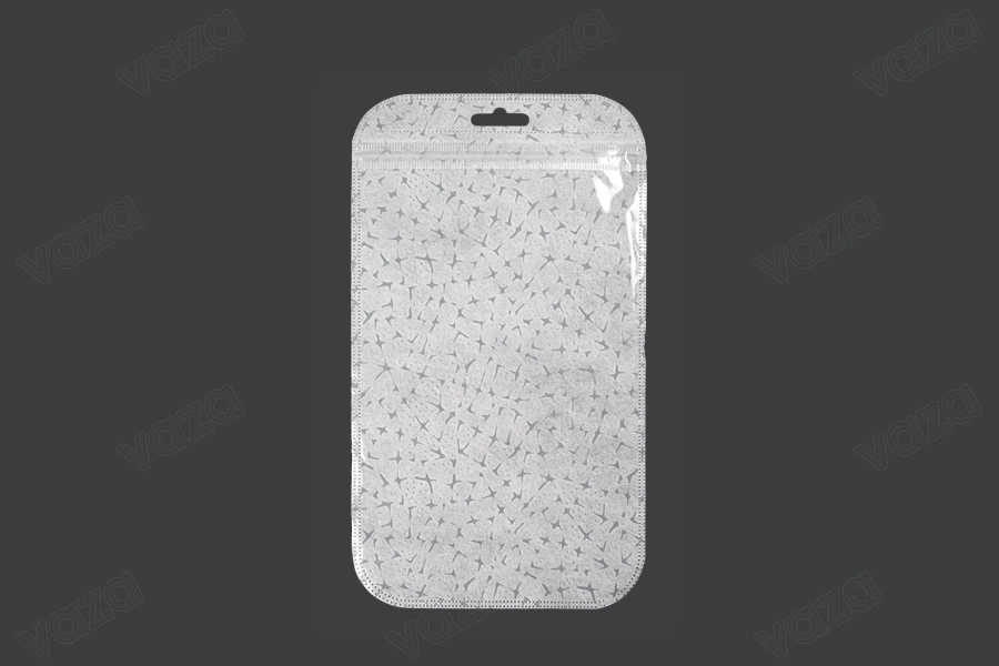 Zip lock bags with Eurohole, non-woven back side and transparent front side in size 130x230 mm - 50 pcs Zip lock bags with Eurohole, non-woven back side and transparent front side in size 130x230 mm - 50 pcs-image_product