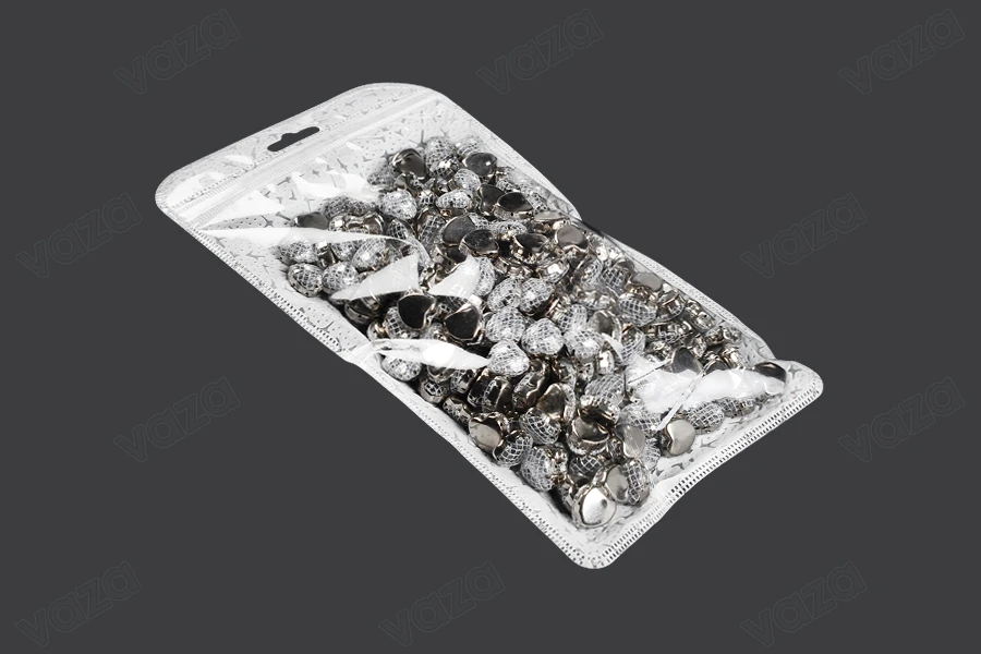 Qese me mbyllje zip 135x245 mm, pjesa e pasme non woven,  pjesa e përparme transparente dhe me vrimë  Eurohole - 50 copë     -imazh_grup
