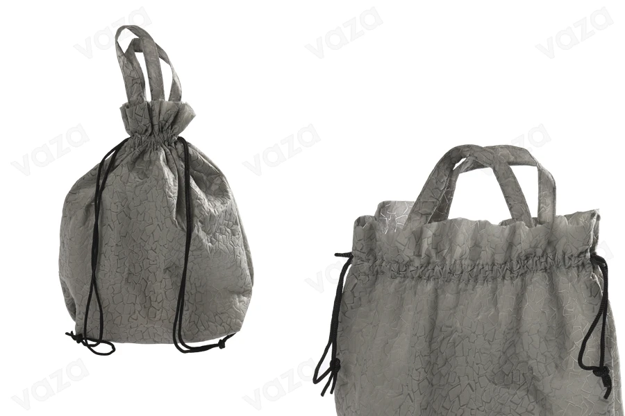 Çantë shpine non woven 43x43 cm me kordon të zi-imazh_produkt