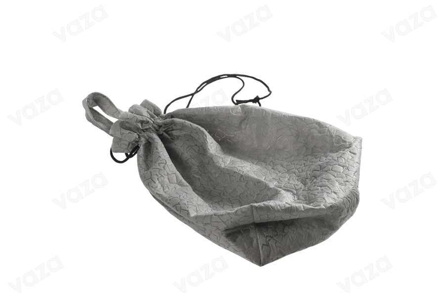 Çantë shpine non woven 43x43 cm me kordon të zi-