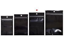 Σακουλάκια τύπου Doy Pack 100x30x150 mm αλουμινίου με μαύρη πίσω πλευρά, διάφανο μπροστά με κλείσιμο "zip" και δυνατότητα σφράγισης με θερμοκόλληση - 100 τμχ Σακουλάκια τύπου Doy Pack 100x30x150 mm αλουμινίου με μαύρη πίσω πλευρά, διάφανο μπροστά με κλείσιμο "zip" και δυνατότητα σφράγισης με θερμοκόλληση - 100 τμχ