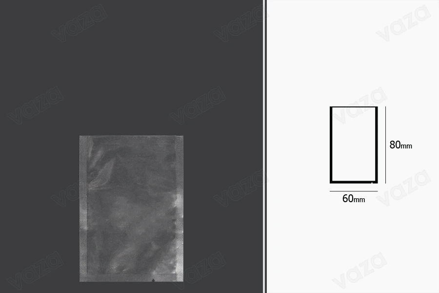 Σακούλες vacuum (κενού αέρος) για συντήρηση - συσκευασία τροφίμων και άλλων προϊόντων 60x80 mm - 200 τμχ Σακούλες vacuum (κενού αέρος) για συντήρηση - συσκευασία τροφίμων και άλλων προϊόντων 60x80 mm - 200 τμχ-εικόνα_διαστάσεις