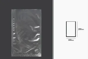 Sacs sous vide (sachets sous vide) pour la conservation - l'emballage des aliments et autres produits 180 x 280 mm - 100 pcs-2