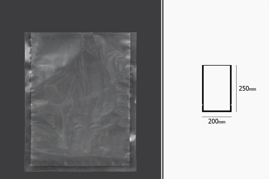 Buste sottovuoto per conservazione - confezionamento alimenti e altri prodotti 200x250 mm – 100 pz