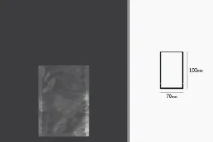 Sacs sous vide (sachets sous vide) pour la conservation - l'emballage des aliments et autres produits 70 x 100 mm - 100 pcs-2