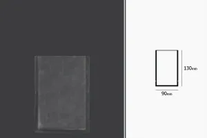 Buste sottovuoto per conservazione - confezionamento alimenti e altri prodotti 90x130 mm – 100 pz-2